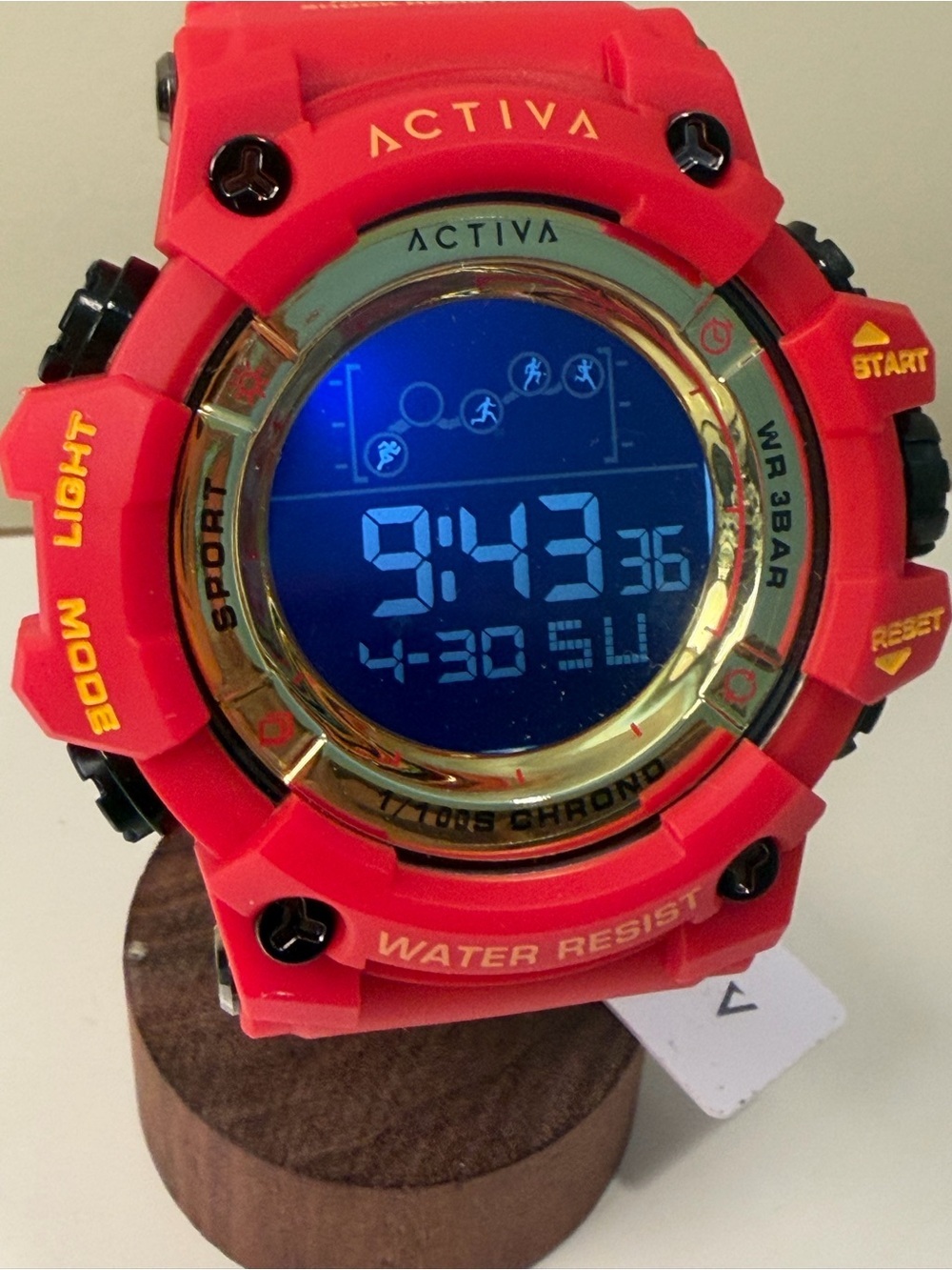 NEW Activa X Invicta Men’s Summit Watch – 50mm | Red & Gold | New with Box